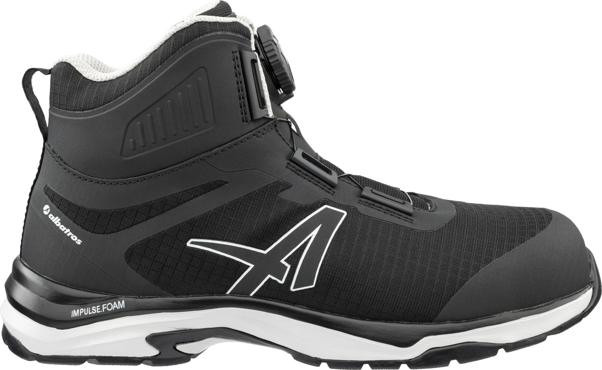ESD Sicherheitsschuh S3S, TRAILMASTER BLK QL MID, schwarz #zoom-1