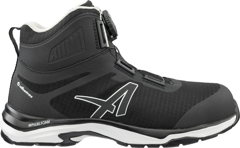 ESD Sicherheitsschuh S3S, TRAILMASTER BLK QL MID, schwarz #1