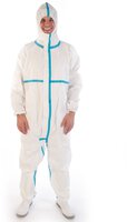 Overall Microporous, Cat.III, Type 4+5+6, white, size L #thumbnail-1