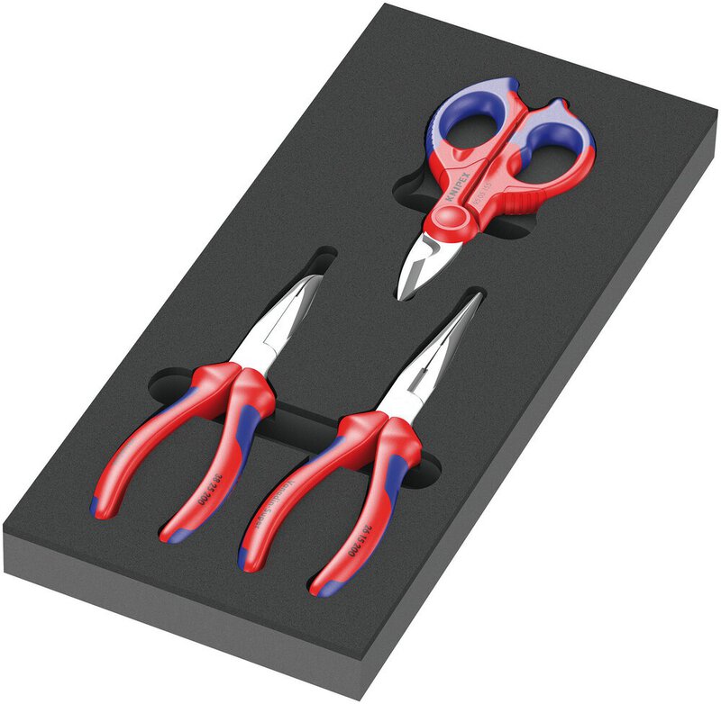 Schaumstoffeinlage KNIPEX Zangen Set 2, 3-teilig #1