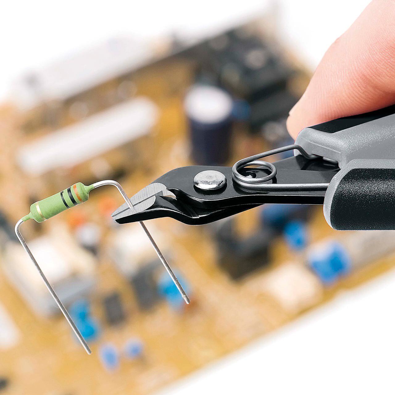 Electronic Super Knips® ESD with multi-component cases, burnished, 125 mm (SB card/blister) #zoom-3
