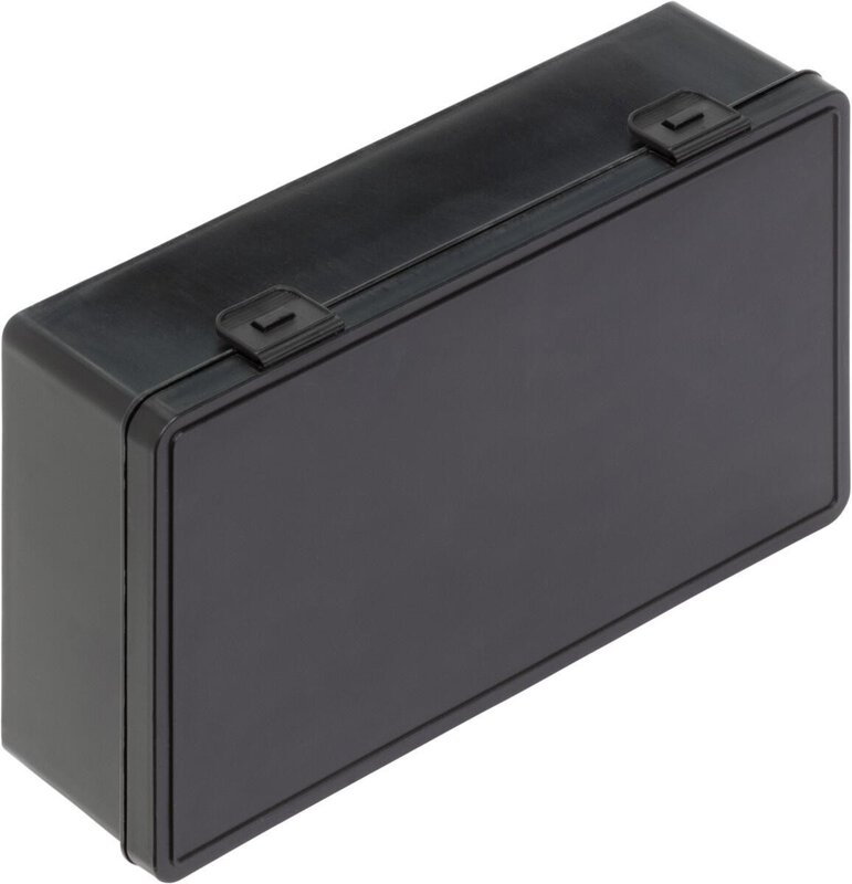 ESD hinged box FTB MC, black, 225 x 125 x 60 mm #3