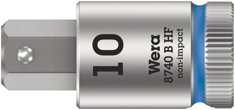 Bit socket with 3/8" drive, with holding function for hexagon socket screws, 10 x 38.5 mm #zoom-1