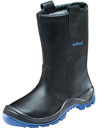 Bottes Anatomic Bau 822 XP, S3, cuir lisse, unisexe, noir/bleu royal, taille 48 #zoom-1