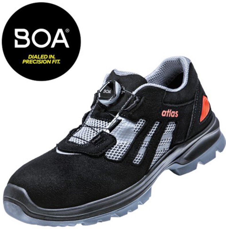 ESD Halbschuh FLASH 3205 XP BOA, S1P, Sportline, Unisex, schwarz/grau, Größe 39 #1