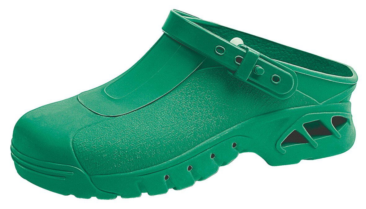 Clog green - 44, 9620 work shoes autoclavable clogs ladies / men, OB #zoom-1