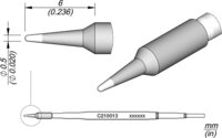 Soldeerstift voor T210-A / T210-NA, slank, puntig, C210013 #thumbnail-1