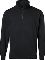 149 Sweatshirt demi-zip, unisexe, noir, M #thumbnail-1