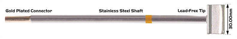 Soldering tip Blade 30.0 mm (1.18") #zoom-1