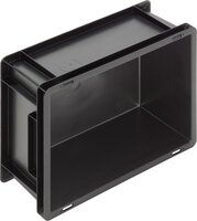 ESD Behälter New Box NB MC, Griffleisten, schwarz, 400 x 300 x 170 mm #thumbnail-3