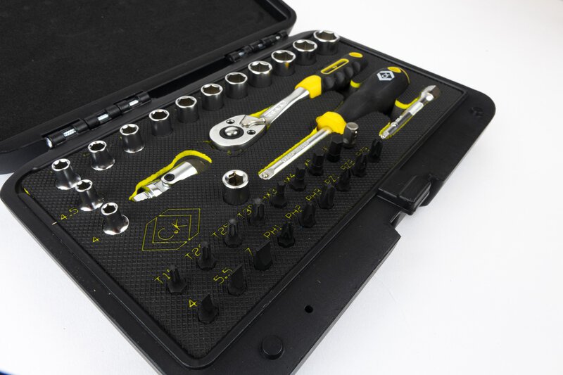 Socket and bit set, 1/4", 36 pieces #4