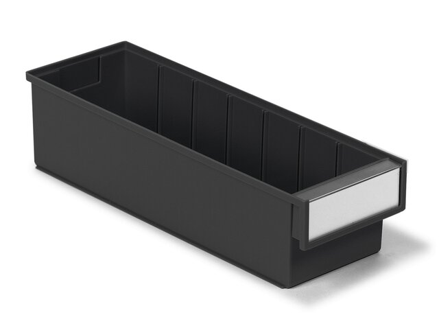 ESD-lade, 132x400x100 mm, zwart