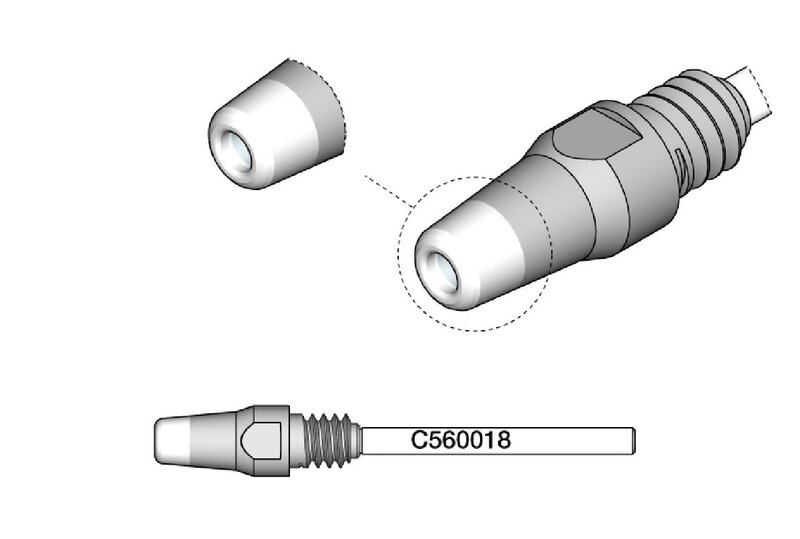 Ugello dissaldante C560018; D: 2,2 mm per dissaldatore DR560-A #2
