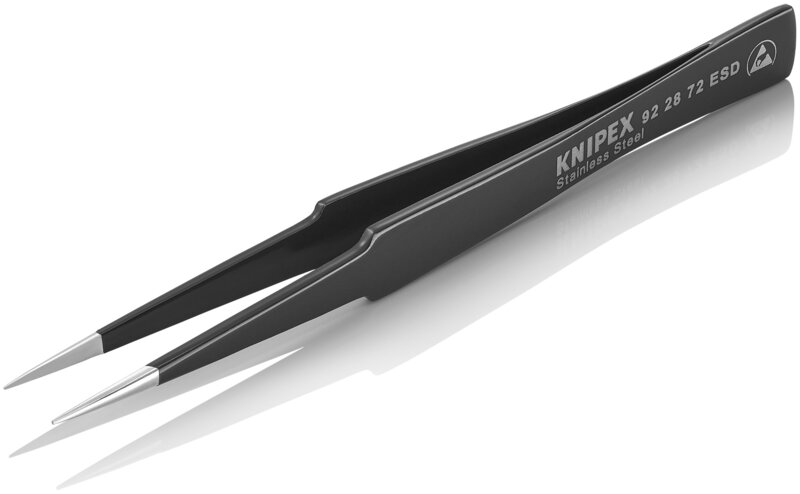 ESD precision tweezers, 135 mm #3