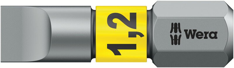 BTZ-Bit für Schlitzschrauben, 1,2 x 6,5 x 25 mm #1