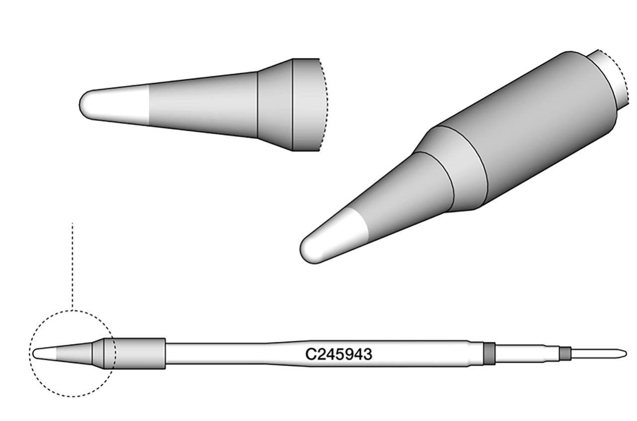 Lötspitze konisch, D: 1,7 mm, C245943 #zoom-2