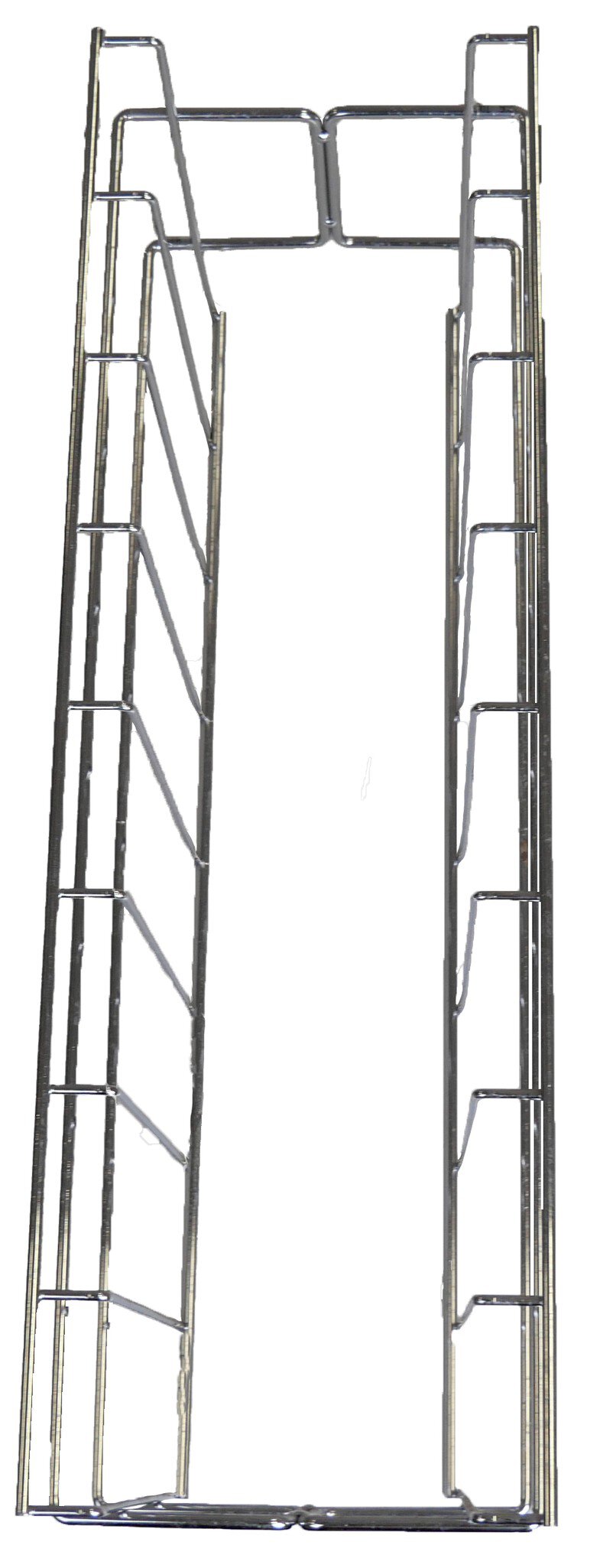 ESD tray, carrying frame incl. 10 trays, chrome-plated, 610 x 190 x 252 mm #zoom-2