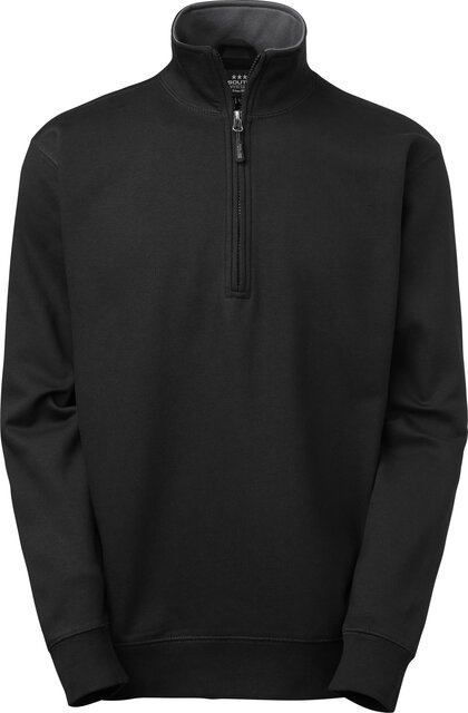 Webber Half-Zip sweat-shirt, homme noir/gris