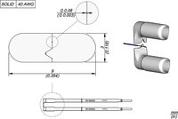 Lötspitze W14040G für WS140 Entlötpinzette, 40G 3 mm #thumbnail-1