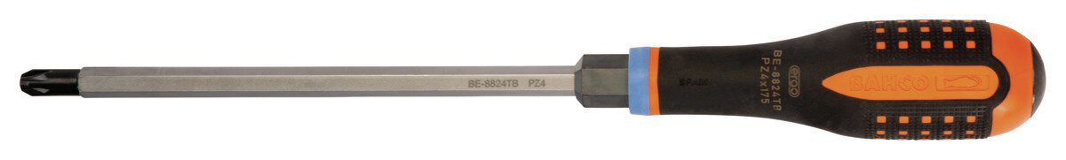 ERGO™-Screwdriver with full-length blade and impact-resistant handle for Pozidriv screws PZ1 x 100 mm #zoom-3