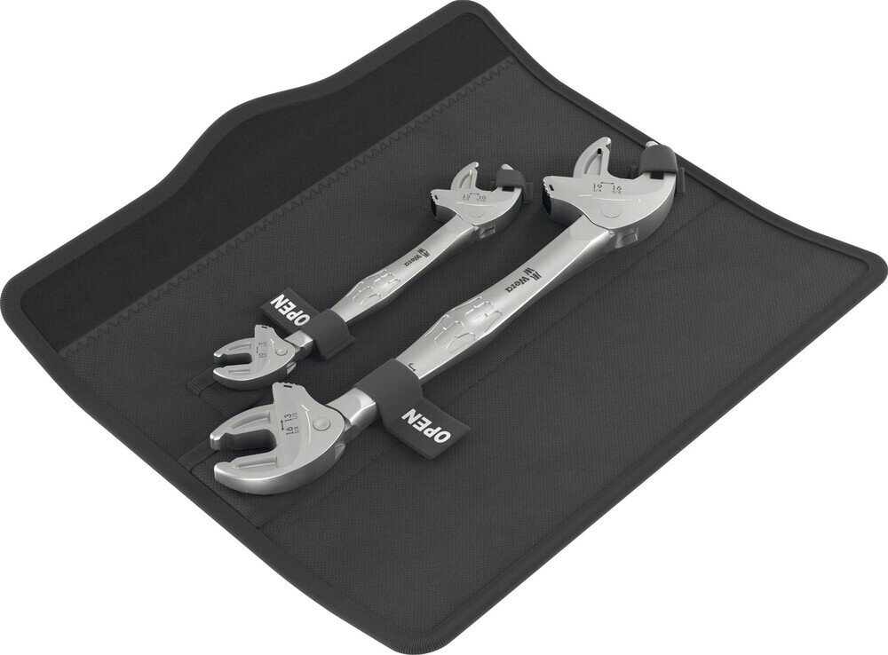 Self-adjusting double open-end wrench, 2-piece #zoom-1