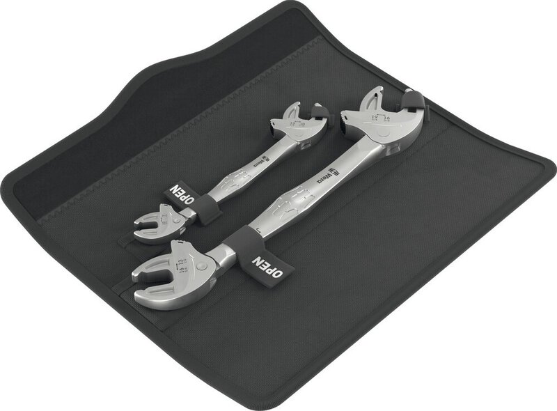Self-adjusting double open-end wrench, 2-piece #1