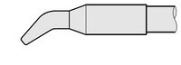 Soldeerstift beitelvormig, gebogen 3,2 x 1,5 mm, C130418 #thumbnail-2