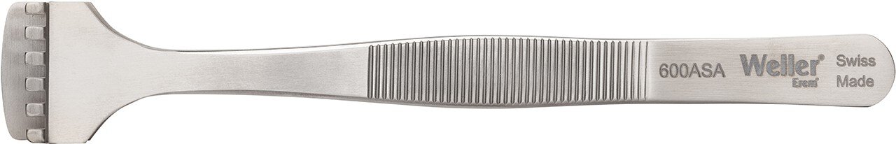 Weller Erem 600ASA Wafer Tweezers With Flat Lower Paddle And 6 Upper Fingers For Protecting Wafers Against Damage #zoom-3