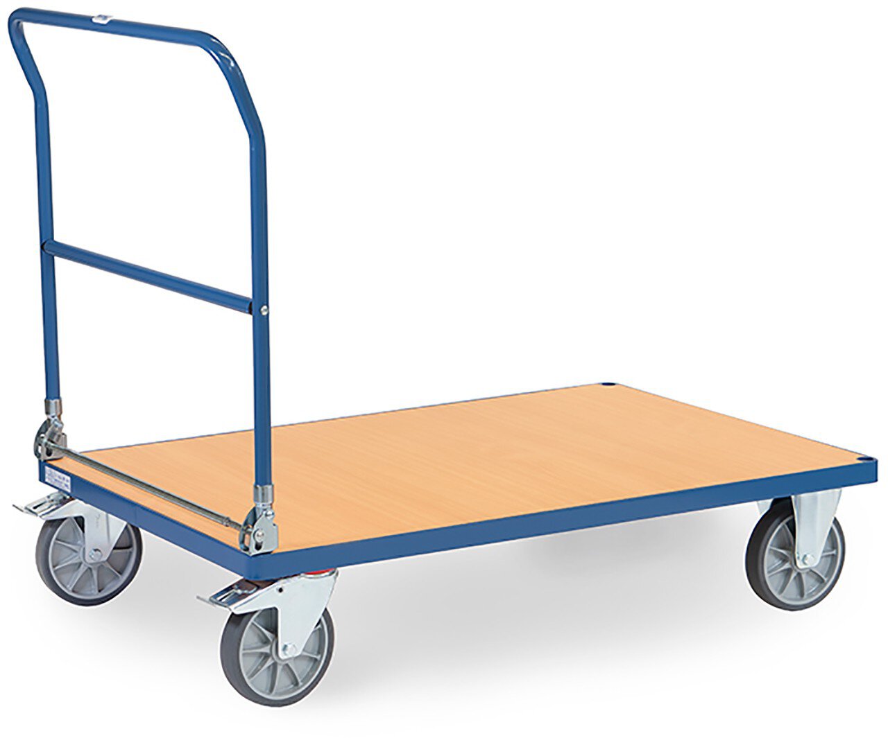 Vouwwagen, max. belasting 600kg, inklapbare duwbeugel, 1200x800mm #zoom-1