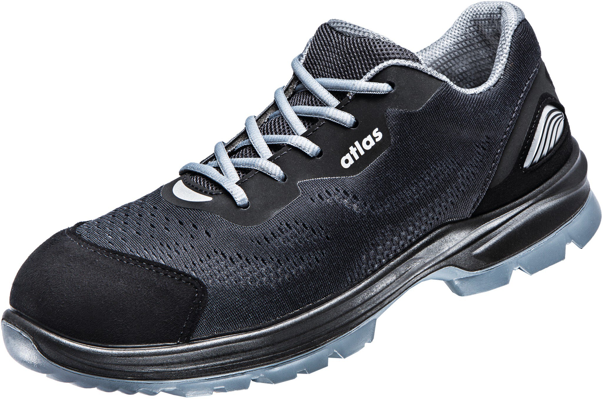 ESD lage schoen ERGO-MED 1300, W12, S1, mesh, unisex, antraciet/zwart, maat 50 #zoom-1