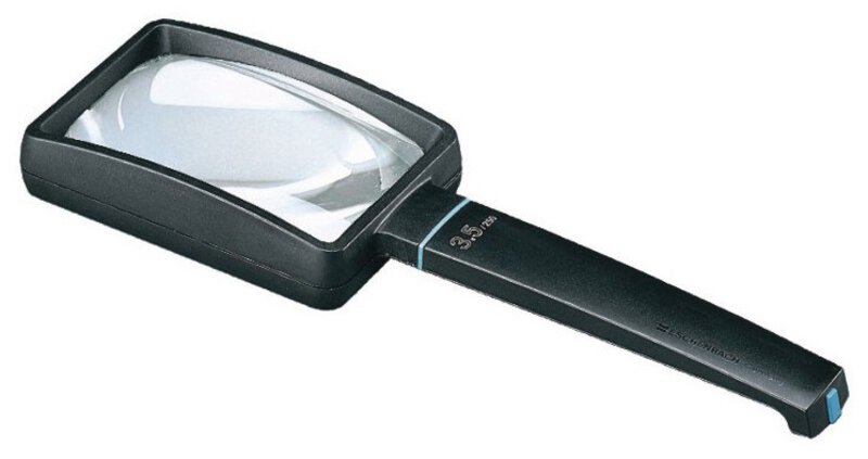 reading glasses aspheric II, aplanatic, 3.5x, 10 dpt., D=70x50 mm