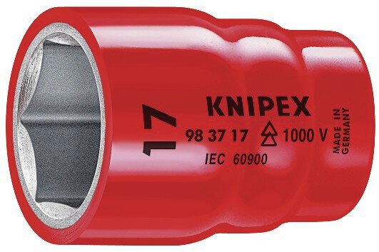 Socket for hexagon head screws with inner square 3/8", 46 mm #zoom-1