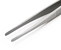 Weller Erem 25SA Precision Tweezers with Flat, Round Tips, Stainless Steel, 120 mm #thumbnail-2