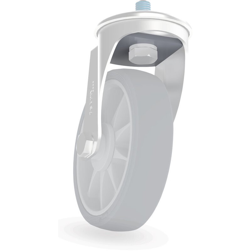 Entretoise de blocage pour roulette à trou arrière Ø 160 + 200 mm