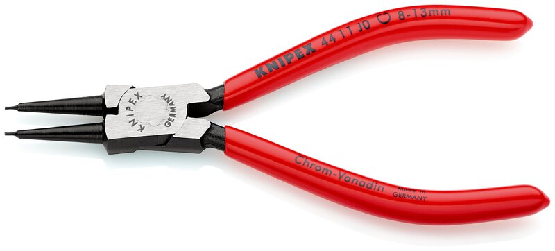Circlip pliers for inner rings covered with plastic, Ø 8 – 13 mm, black atramentized, 140 mm (SB card/blister) #2