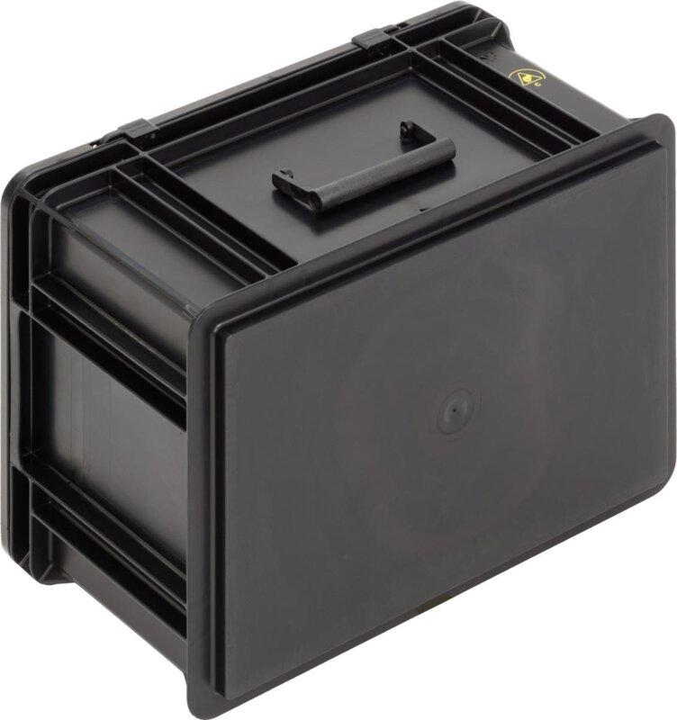 ESD case BL, black, 400 x 300 x 221 mm #4