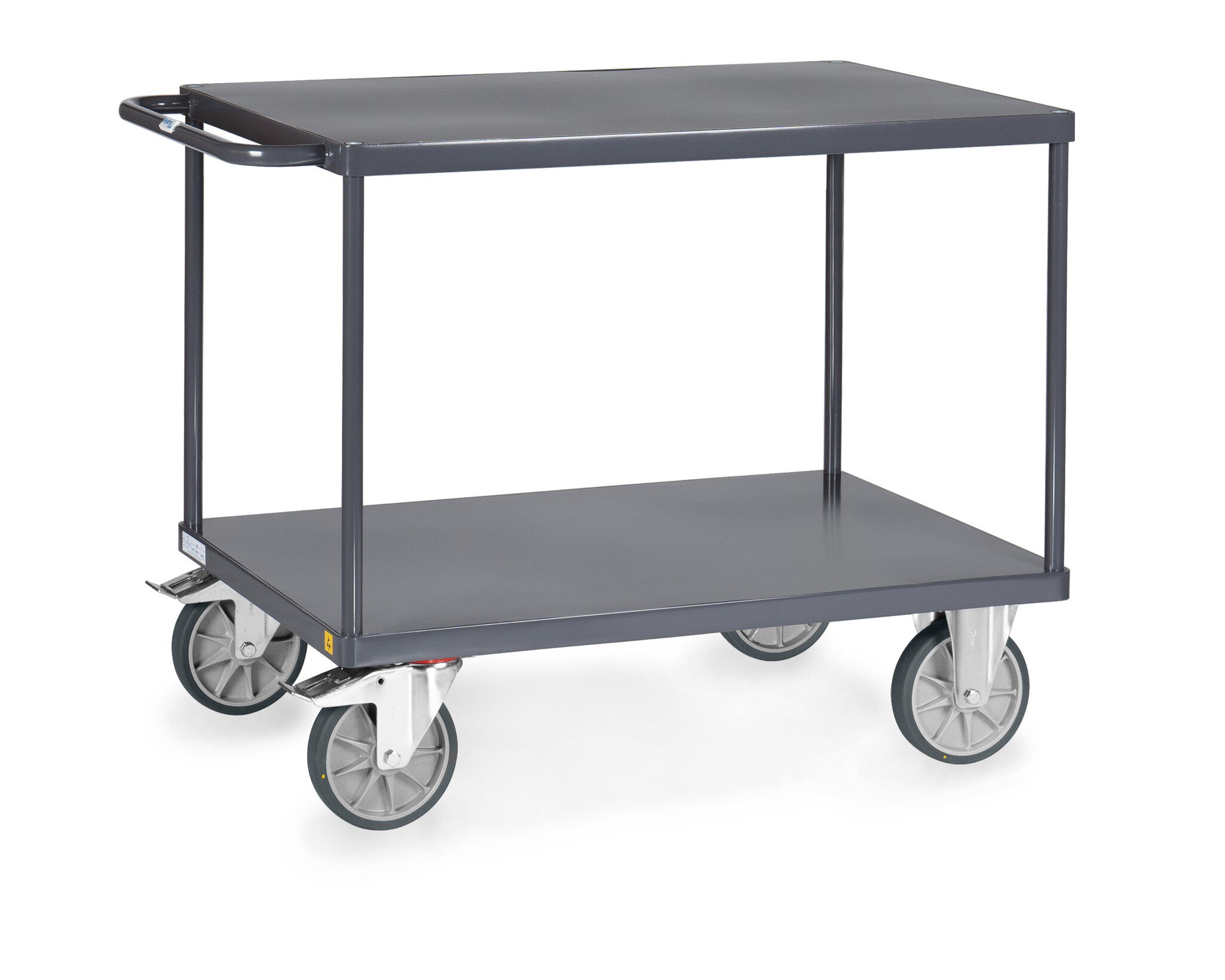 ESD-Tischwagen, Stahlblech-Plattformen bündig, Ladefläche 1.000 x 700 mm #zoom-1