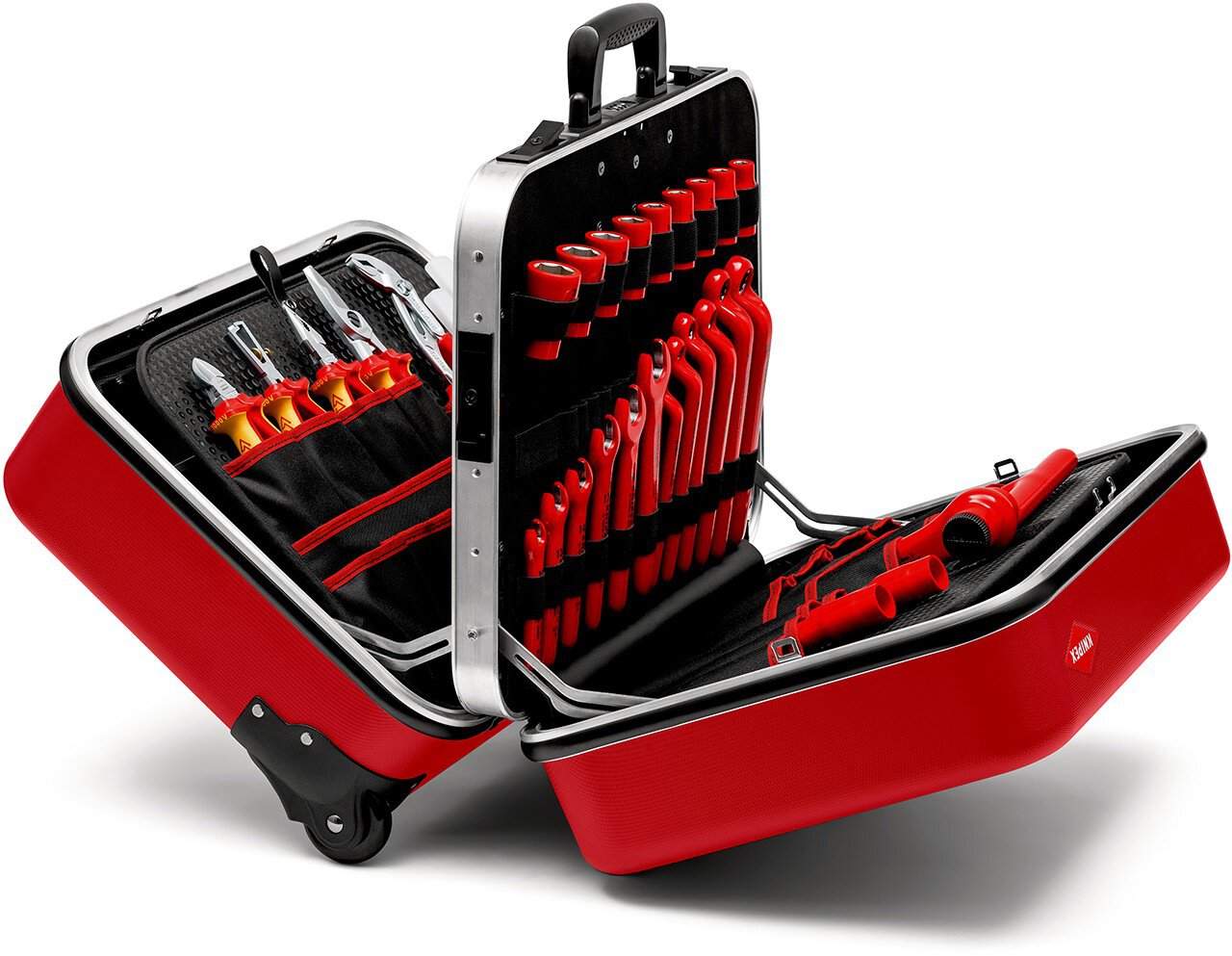 Werkzeugkoffer "BIG Twin Move RED" Elektro Kompetenz, 42-teilig #zoom-3