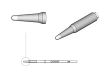 Lötspitze konisch, D: 0,8 mm, gerade, rund, C105107 #thumbnail-2