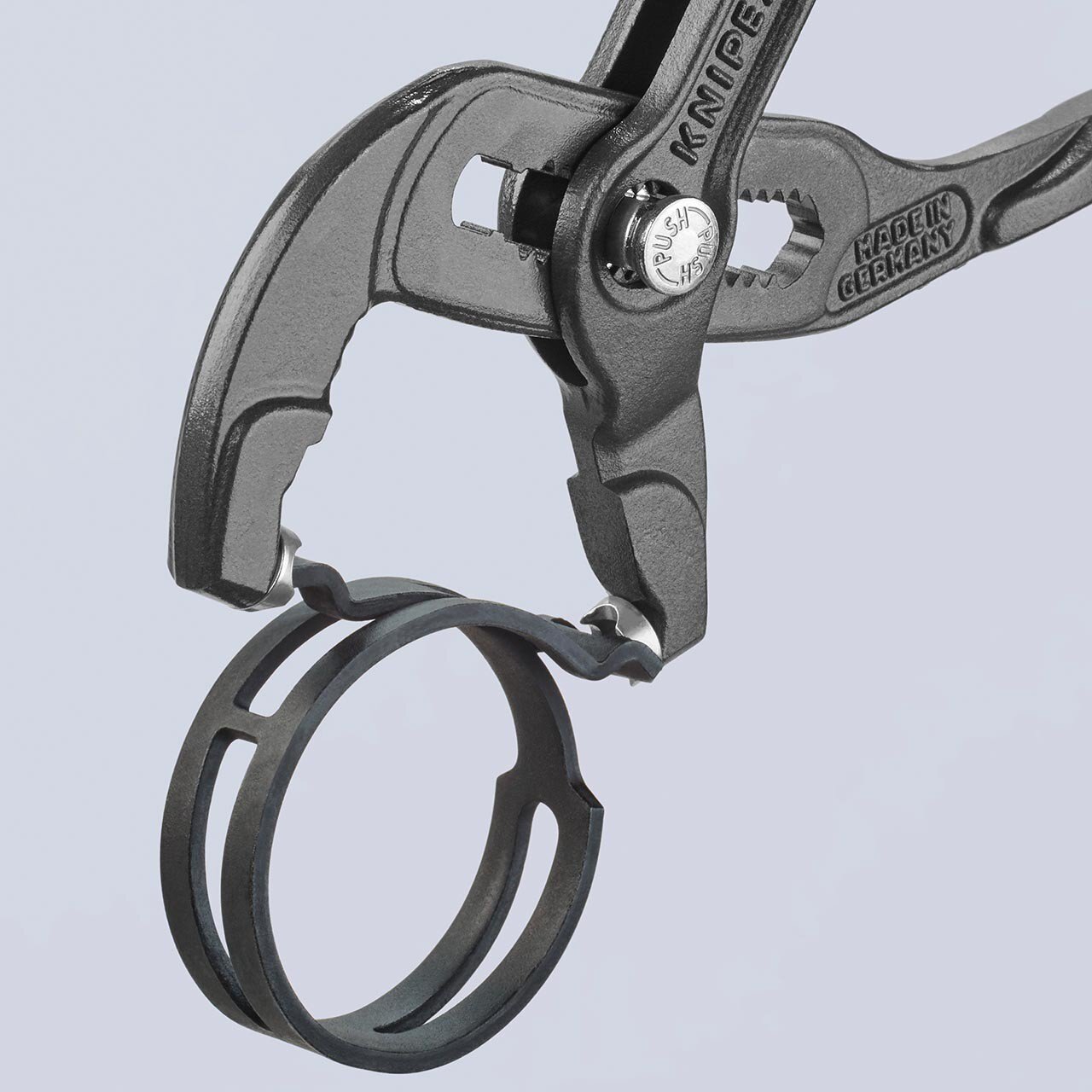 Federbandschellenzange, grau atramentiert, 180 mm #zoom-7