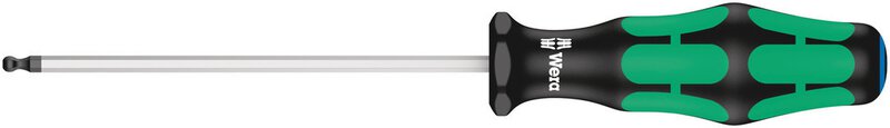 Hexagonal ball-head screwdriver, 3 x 81 mm #1