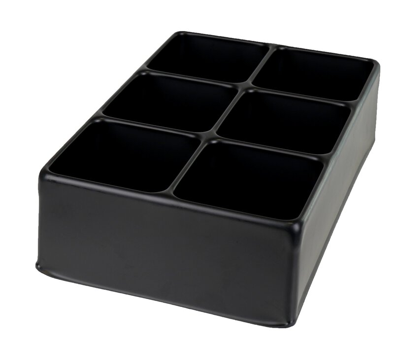 ESD insert for case K2004 ESD, 6 compartments à 81 x 78 mm