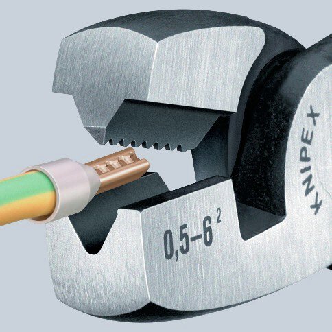 Crimpzange für Aderendhülsen mit Fronteinführung, 0,5 - 6,0 mm², 180 mm #zoom-4