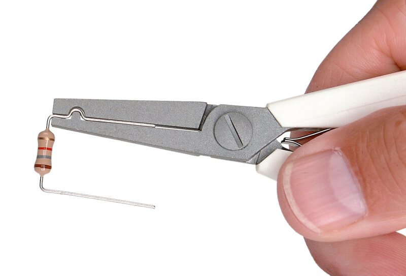 Forming pliers for component legs &amp; electronic components
