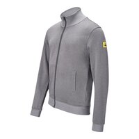 ESD Sweatjacke mit Zipper, grau, S, Comfort-Fit #thumbnail-2
