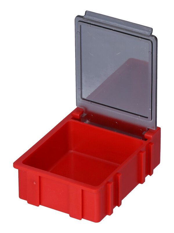 Boîte CMS ESD N3, 41 x 37 x 15 mm, rouge/transparent métallisé #5