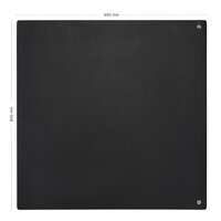 ESD table mat Premium, black, 600 x 600 x 2 mm, cut to size with 2x 10 mm push button #thumbnail-5