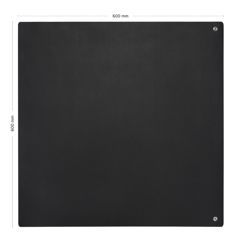 ESD table mat Premium, black, 600 x 600 x 2 mm, cut to size with 2x 10 mm push button #5