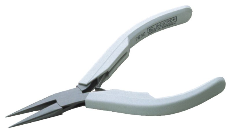 Snipe nose pliers, Supreme series, long jaws, smooth surfaces