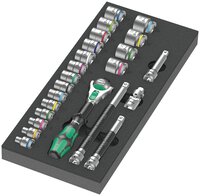 Schaumstoffeinlage 8000 B Zyklop Knarre 3/8" Set 1, 23-teilig #thumbnail-1